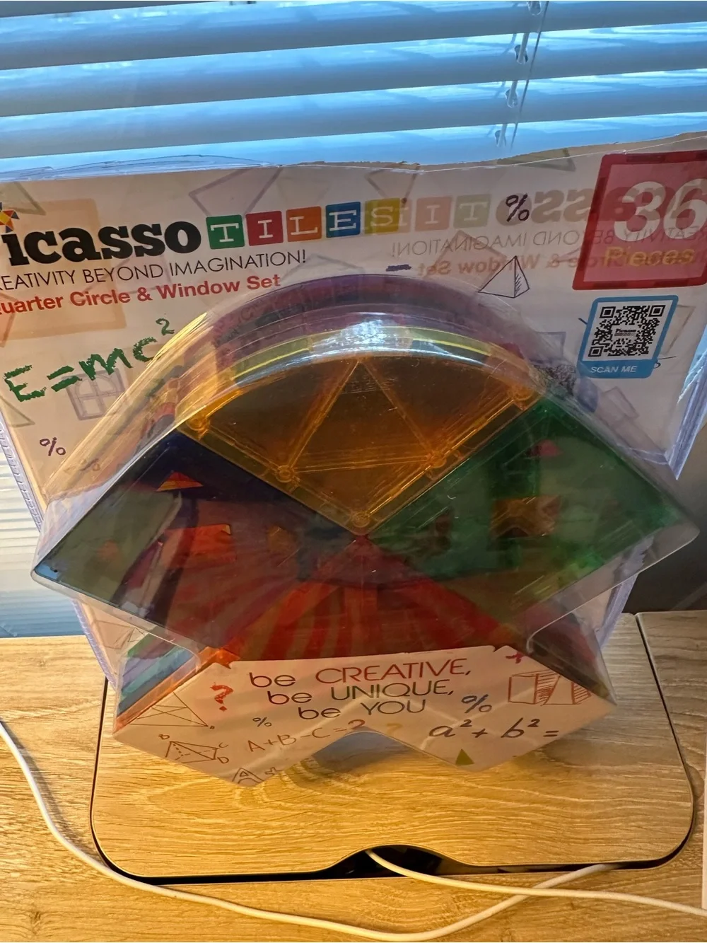 Picasso Tiles 36 piece Magnetic Building Set - Multicolor